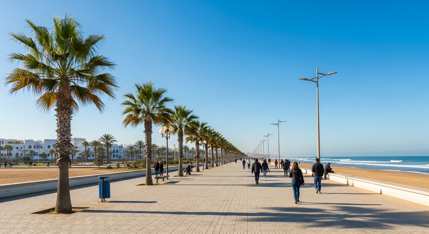 Météo Agadir en janvier : températures, climat et conseils